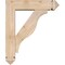 Ekena Millwork Funston Arts and Crafts Smooth Bracket w/ Offset Brace, Douglas Fir, 5 1/2"W x 20"D x 24"H BKT0604X20X24FST03SDF - alternate 4